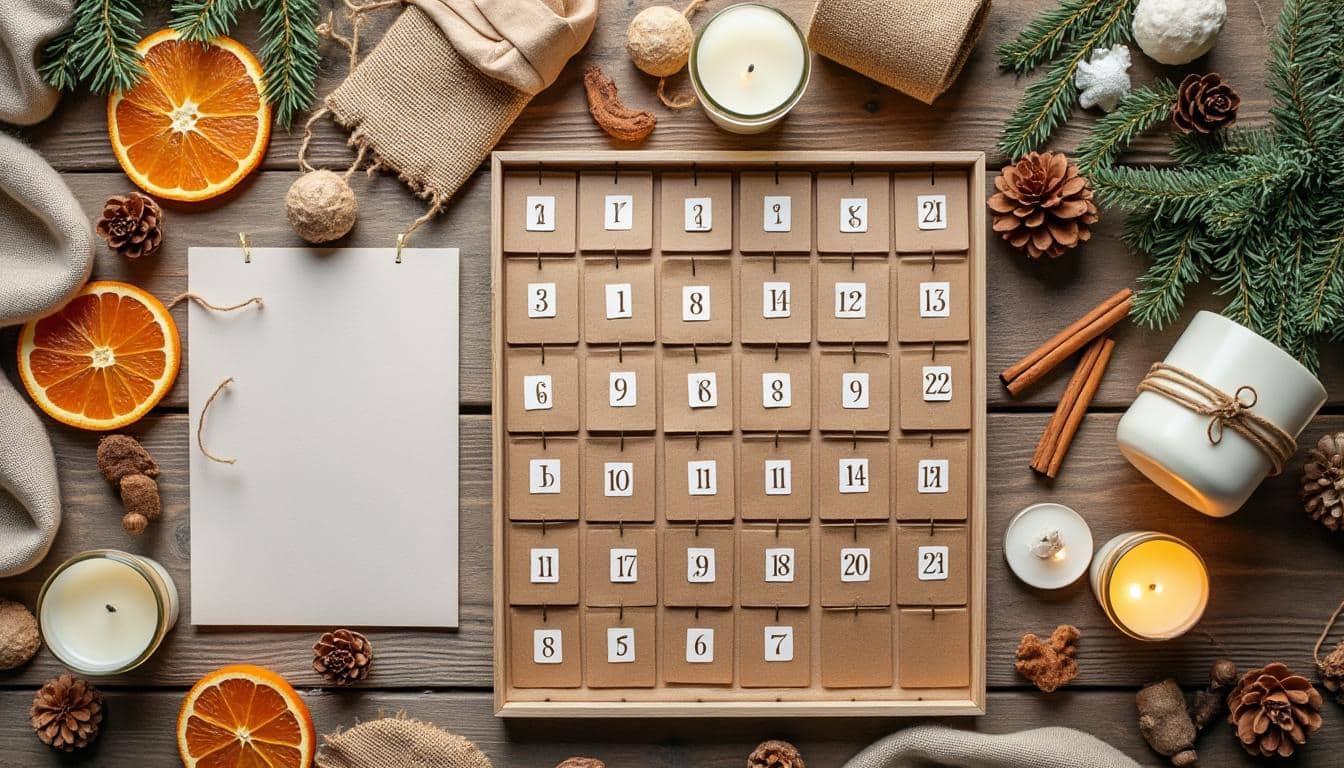 découvrez comment créer un calendrier de l'avent écolo avec des idées de cadeaux diy pour un noël zéro déchet, alliant créativité et respect de l'environnement.