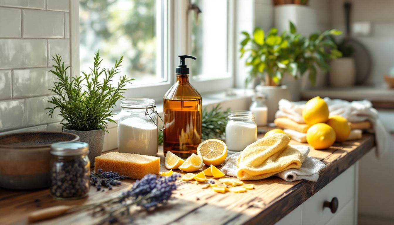 découvrez des recettes de grand-mère efficaces et écologiques pour fabriquer vos produits ménagers maison, naturels et respectueux de l'environnement.