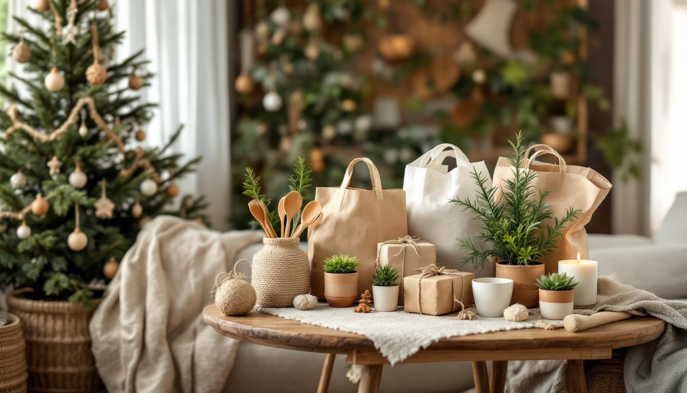 découvrez 20 idées de cadeaux de noël écologiques pour faire plaisir à vos proches tout en respectant la planète. offrez des présents responsables et zéro déchet pour des fêtes durables.