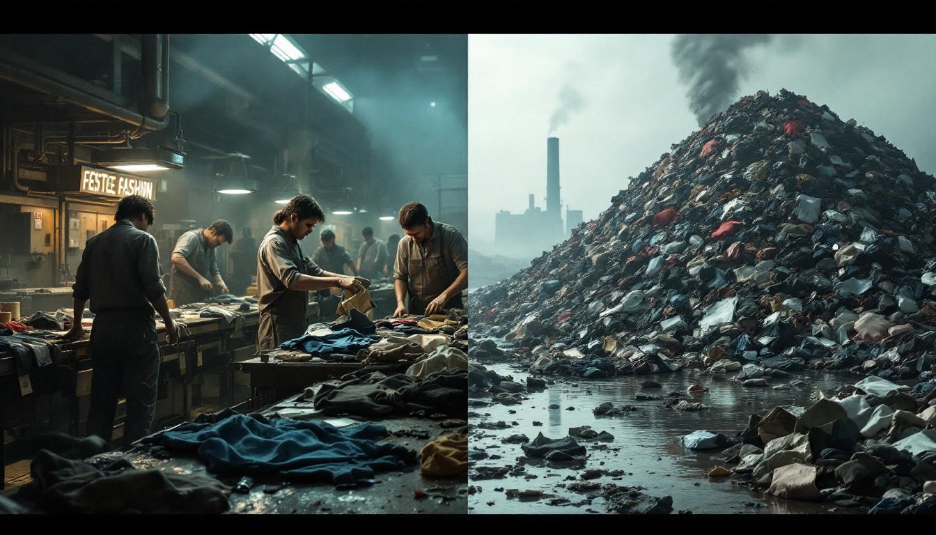 découvrez les conséquences environnementales et sociales de la fast fashion, cette mode jetable qui détruit notre planète et exploite les travailleurs.