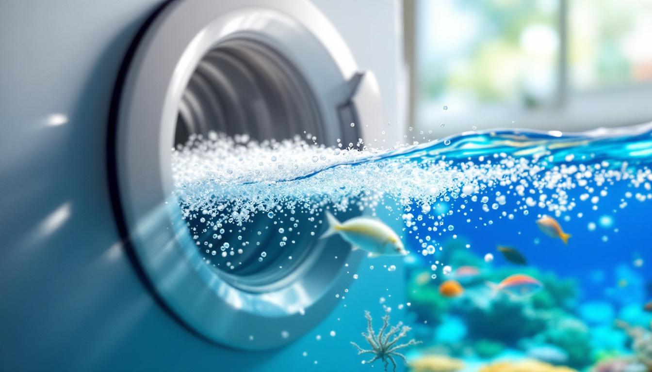 découvrez des astuces pour éviter que les microplastiques de votre machine à laver ne polluent les océans et contribuez à la protection de l'environnement.